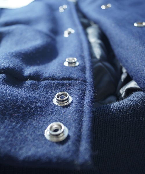 BROOKLYN OVERALL（ブルックリンオーバーオール）の「スタジャン（スタジャン・メンズ・ネイビー/ブラック・MEDIUM/LARGE）」の11枚目の写真