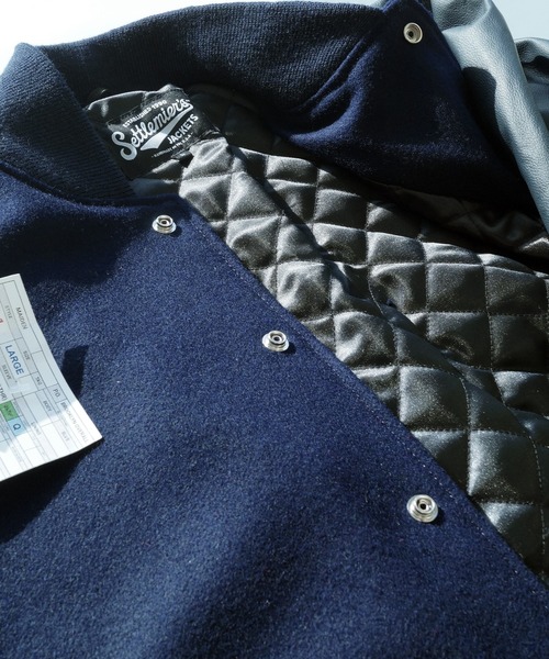 BROOKLYN OVERALL（ブルックリンオーバーオール）の「スタジャン（スタジャン・メンズ・ネイビー/ブラック・MEDIUM/LARGE）」の6枚目の写真