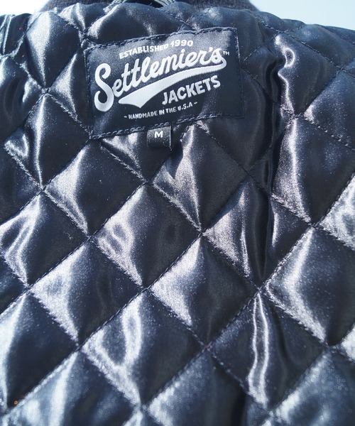 BROOKLYN OVERALL（ブルックリンオーバーオール）の「スタジャン（スタジャン・メンズ・ネイビー/ブラック・MEDIUM/LARGE）」の7枚目の写真