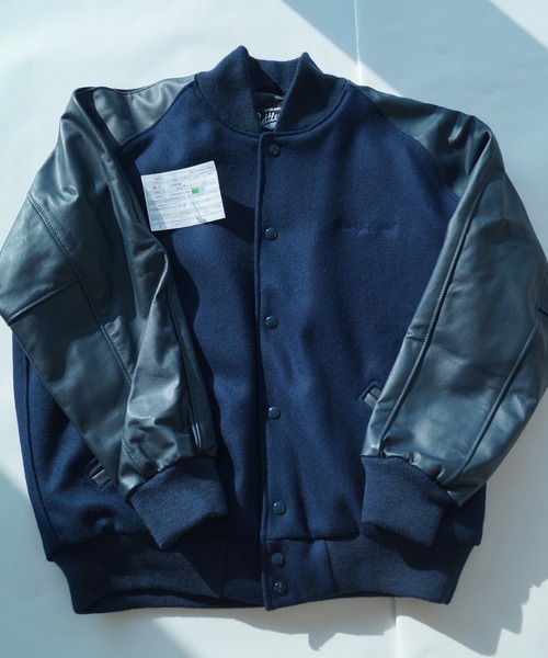 BROOKLYN OVERALL（ブルックリンオーバーオール）の「スタジャン（スタジャン・メンズ・ネイビー/ブラック・MEDIUM/LARGE）」の14枚目の写真