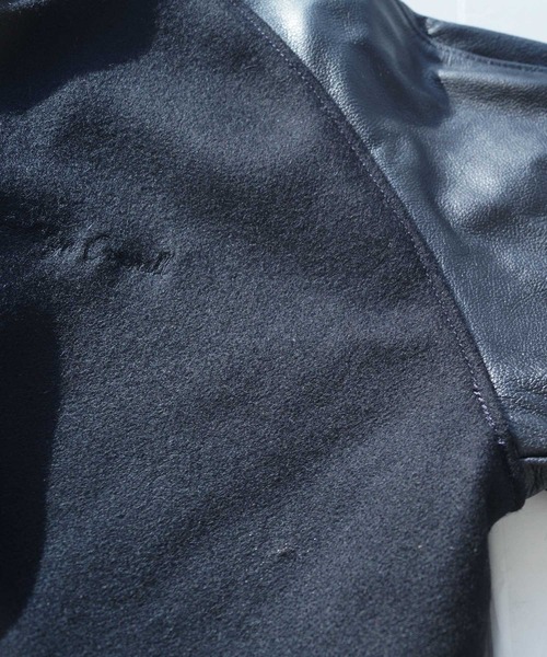 BROOKLYN OVERALL（ブルックリンオーバーオール）の「スタジャン（スタジャン・メンズ・ネイビー/ブラック・MEDIUM/LARGE）」の21枚目の写真