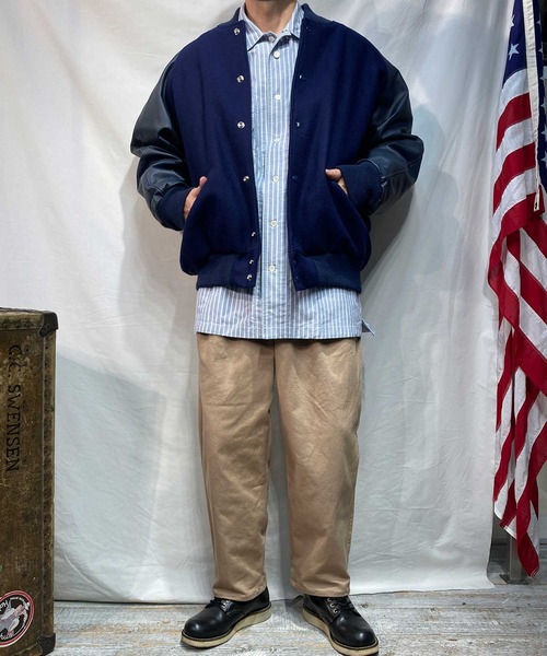 BROOKLYN OVERALL（ブルックリンオーバーオール）の「スタジャン（スタジャン・メンズ・ネイビー/ブラック・MEDIUM/LARGE）」の15枚目の写真