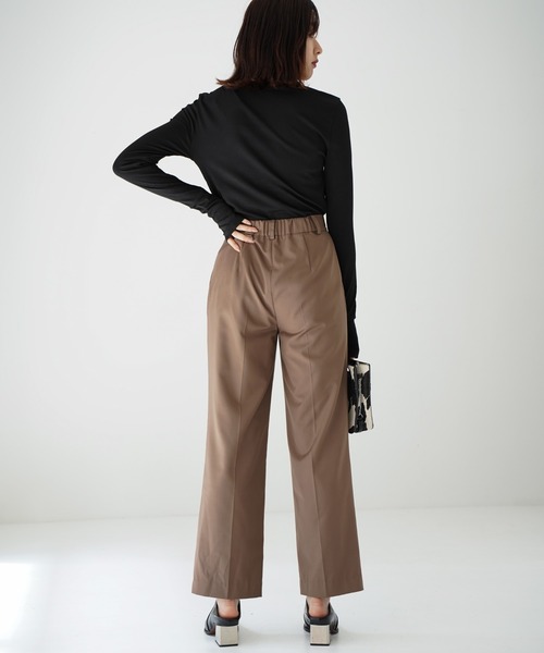 CIEL'AIR（シエルエアー）の「[ CIEL’AIR ] High neck pullover（Tシャツ/カットソー・レディース・ブラック/アイボリー・FREE）」の13枚目の写真