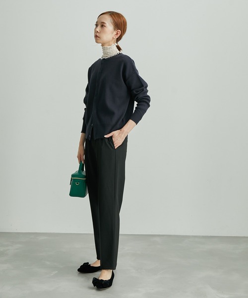 ROPE' PICNIC（ロペピクニック）の「2WAY/スフレタッチ衿パールニットカーディガン（カーディガン/ボレロ・レディース・ベージュ/ネイビー/ラベンダー・38）」の21枚目の写真