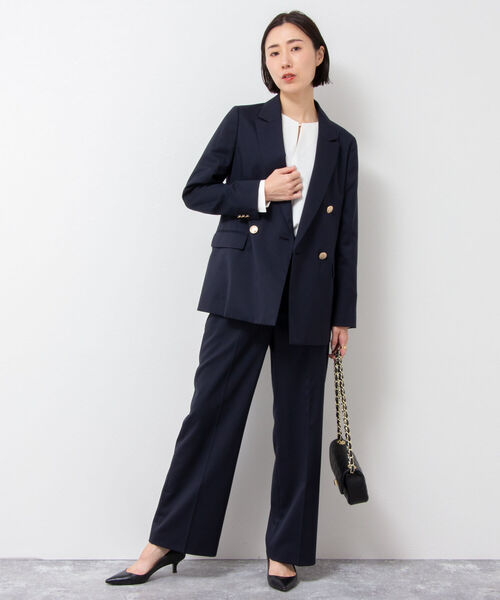NOLLEY'S ニーリーズ ネイビー　パンツスーツ セット 良品 NOLLEY'S sophi ノーリーズ ソフィー セットアップ パンツ