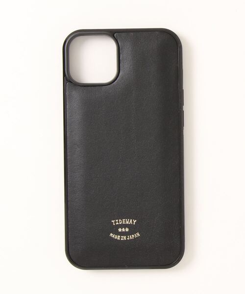 TIDEWAY(タイドウェイ)の「Ag+LEATHER BLACK&WHITE 抗菌 Iphone 14Pro (6.1inch)(スマホケース/カバー・レディース・ホワイト/ブラック・FREE)」の2枚目の写真