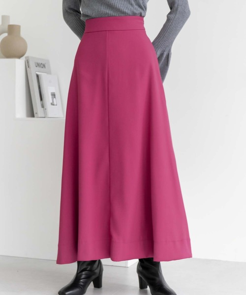 fifth（フィフス）の「【低身長向けサイズあり】ロングフレアスカート（スカート・レディース・ブラック/オフホワイト/ピンク・XS/M）」の3枚目の写真