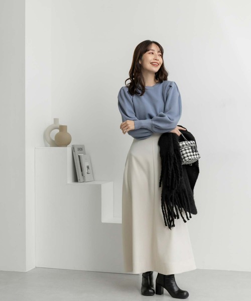 fifth（フィフス）の「【低身長向けサイズあり】ロングフレアスカート（スカート・レディース・ブラック/オフホワイト/ピンク・XS/M）」の10枚目の写真