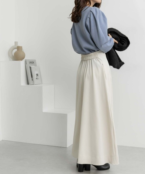fifth（フィフス）の「【低身長向けサイズあり】ロングフレアスカート（スカート・レディース・ブラック/オフホワイト/ピンク・XS/M）」の12枚目の写真