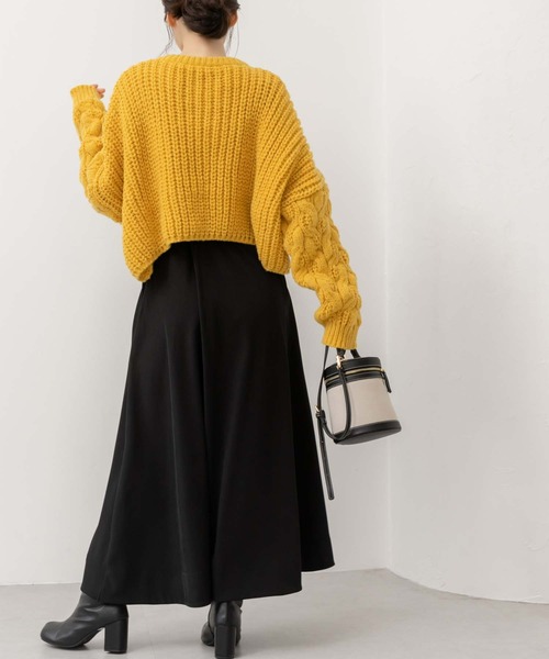 fifth（フィフス）の「【低身長向けサイズあり】ロングフレアスカート（スカート・レディース・ブラック/オフホワイト/ピンク・XS/M）」の7枚目の写真