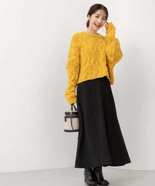 fifth（フィフス）の「【低身長向けサイズあり】ロングフレアスカート（スカート・レディース・ブラック/オフホワイト/ピンク・XS/M）」の5枚目の写真