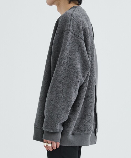 Name.(ネーム)の「ASYMMETRIC SWEAT(スウェット・メンズ・ネイビー/グレー・2/1)」の5枚目の写真