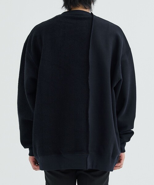 Name.(ネーム)の「ASYMMETRIC SWEAT(スウェット・メンズ・ネイビー/グレー・2/1)」の16枚目の写真