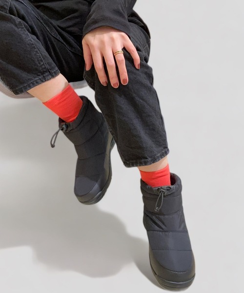 Sugar Sugar（シュガーシュガー）の「【SUGAR SUGAR シュガーシュガー】スノーブーツ（ブーツ・レディース・カーキ/ブラック・S/LL/L/M）」の2枚目の写真