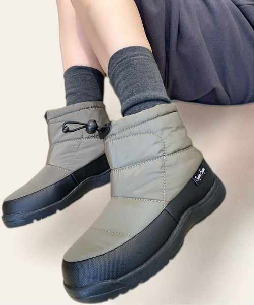 Sugar Sugar（シュガーシュガー）の「【SUGAR SUGAR シュガーシュガー】スノーブーツ（ブーツ・レディース・カーキ/ブラック・S/LL/L/M）」の21枚目の写真