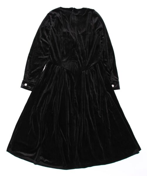 ROSEQUARTZ　黒ベルベットワンピース　ドレス　Mサイズ ROSEQUARTZ 黒ベルベットワンピース ドレス Mサイズ ROSEQUARTZ