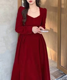 LOPASS（ロパス）の「ベルベットワンピースドレス（ドレス）」