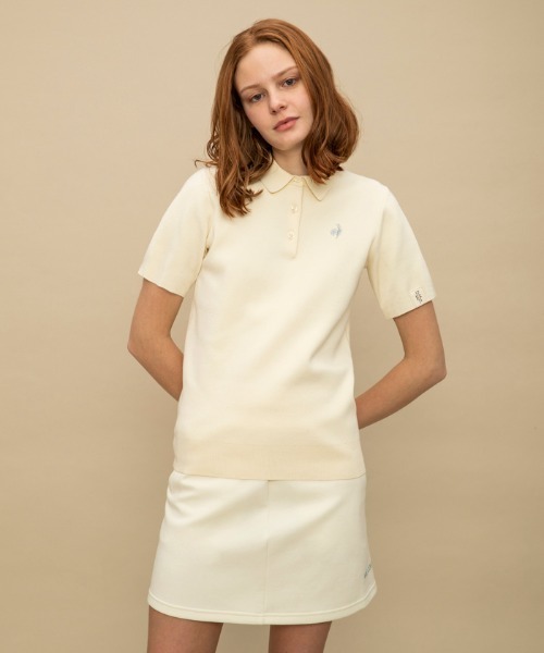 Web限定カプセルコレクション ニットポロシャツ ルコック レディース スポーツ ニット セーター Le Coq Sportif ルコックスポルティフ のファッション通販 Zozotown