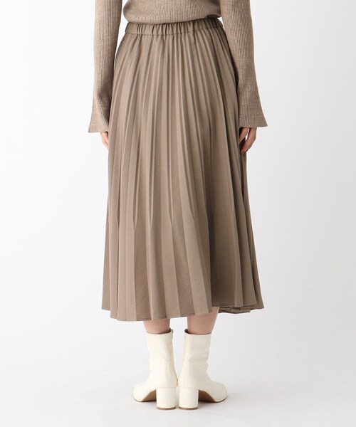 OPAQUE.CLIP（オペークドットクリップ）の「◆メランジカルゼ プリーツフレアスカート（スカート・レディース・ブルー/ダークオレンジ/ブラウン系/ナチュラル・40/36/38/42）」の19枚目の写真