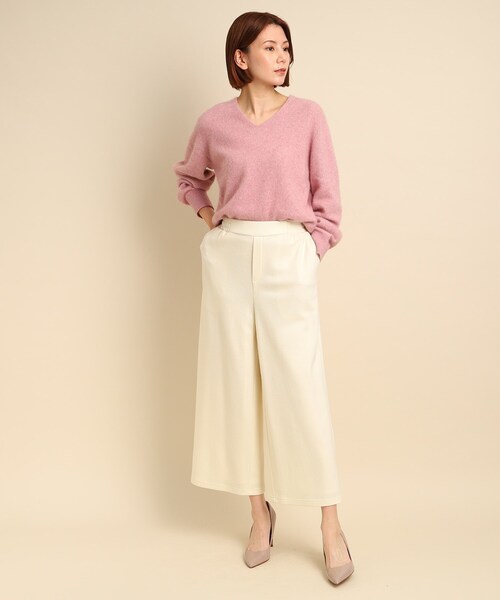 【COUP DE CHANCE】キレイメ ウールジャージワイドパンツ（34） COUP DE CHANCE（クードシャンス）の「◇【日本製】キレイメカジュアル