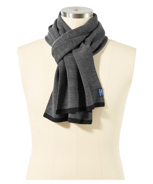 L.L.Bean（エルエルビーン）の「エル・エル・ビーン・ニット・スカーフ（マフラー・メンズ・ヘザーチャコール・OSFA）」の4枚目の写真