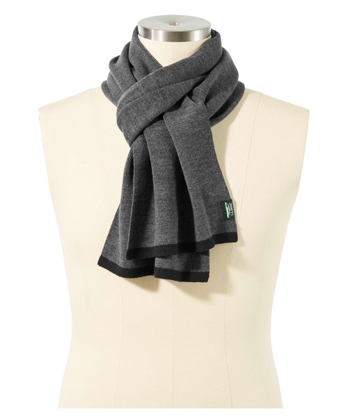 L.L.Bean（エルエルビーン）の「エル・エル・ビーン・ニット・スカーフ（マフラー・メンズ・ヘザーチャコール・OSFA）」の5枚目の写真