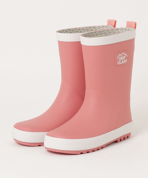 GRIP GLAPP(グリップグラップ)の「GRIP GLAPP/グリップグラップ キッズ レインブーツ 軽量 柔らか 雨 雪 滑りにくい R41970(レインシューズ・キッズ・レッド/ブルー/ピンク/ネイビー/イエロー・18.0cm/19.0cm/21.0cm/17.0cm/20.0cm/22.0cm/23.0cm)」の5枚目の写真