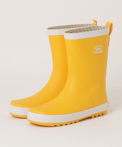 GRIP GLAPP(グリップグラップ)の「GRIP GLAPP/グリップグラップ キッズ レインブーツ 軽量 柔らか 雨 雪 滑りにくい R41970(レインシューズ・キッズ・レッド/ブルー/ピンク/ネイビー/イエロー・18.0cm/19.0cm/21.0cm/17.0cm/20.0cm/22.0cm/23.0cm)」の4枚目の写真