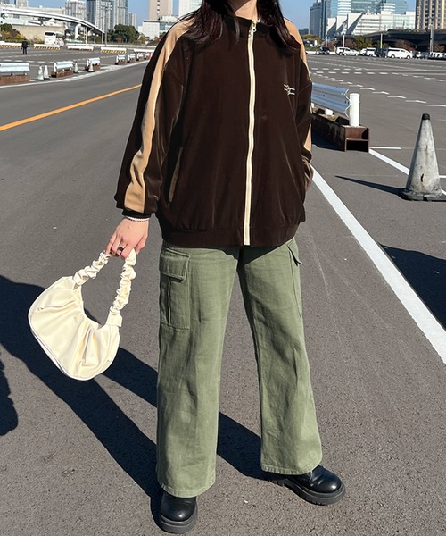 kutir（クティール）の「ベロアトラックジャケット（その他アウター・レディース・パープル/ネイビー/ブラウン・FREE）」の19枚目の写真