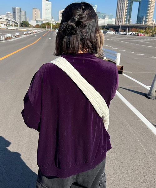kutir（クティール）の「ベロアトラックジャケット（その他アウター・レディース・パープル/ネイビー/ブラウン・FREE）」の20枚目の写真