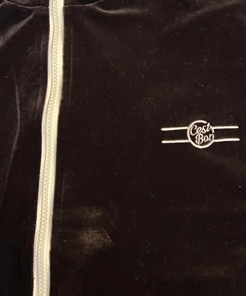 kutir（クティール）の「ベロアトラックジャケット（その他アウター・レディース・パープル/ネイビー/ブラウン・FREE）」の6枚目の写真