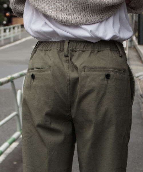 GLOSTER(グロスター)の「【GLOSTER/グロスター】GUMストレッチカルゼイージーパンツ ウエストゴム センタープレス(その他パンツ・メンズ・ベージュ/ネイビー/オリーブ・S/M/L)」の17枚目の写真