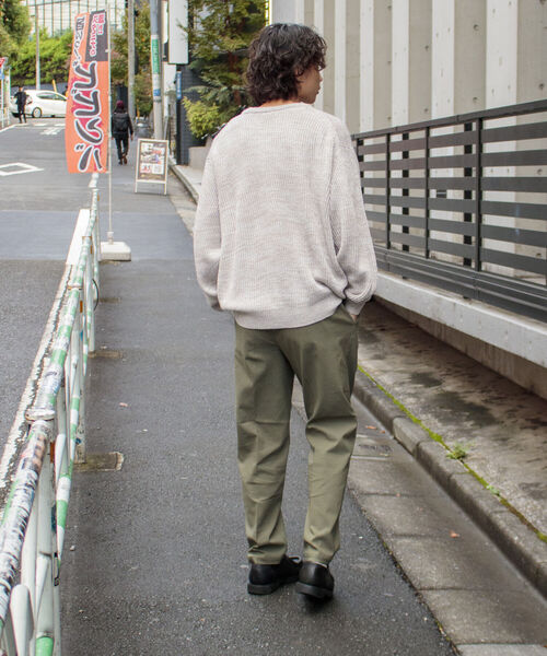 GLOSTER(グロスター)の「【GLOSTER/グロスター】GUMストレッチカルゼイージーパンツ ウエストゴム センタープレス(その他パンツ・メンズ・ベージュ/ネイビー/オリーブ・S/M/L)」の21枚目の写真