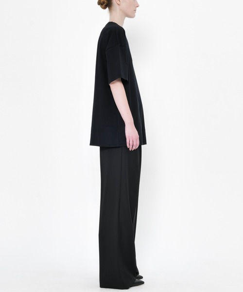 DRESSEDUNDRESSED(ドレスドアンドレスド)の「Error Logo Embroidered Oversized T-Shirt #2(Tシャツ/カットソー・メンズ・ホワイト/ブラック・3/2/1)」の4枚目の写真
