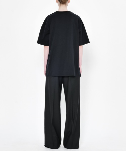 DRESSEDUNDRESSED(ドレスドアンドレスド)の「Error Logo Embroidered Oversized T-Shirt #2(Tシャツ/カットソー・メンズ・ホワイト/ブラック・3/2/1)」の5枚目の写真