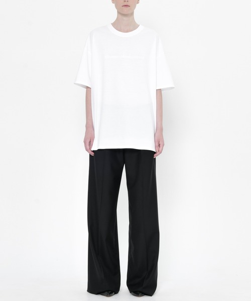 DRESSEDUNDRESSED(ドレスドアンドレスド)の「Error Logo Embroidered Oversized T-Shirt #2(Tシャツ/カットソー・メンズ・ホワイト/ブラック・3/2/1)」の7枚目の写真