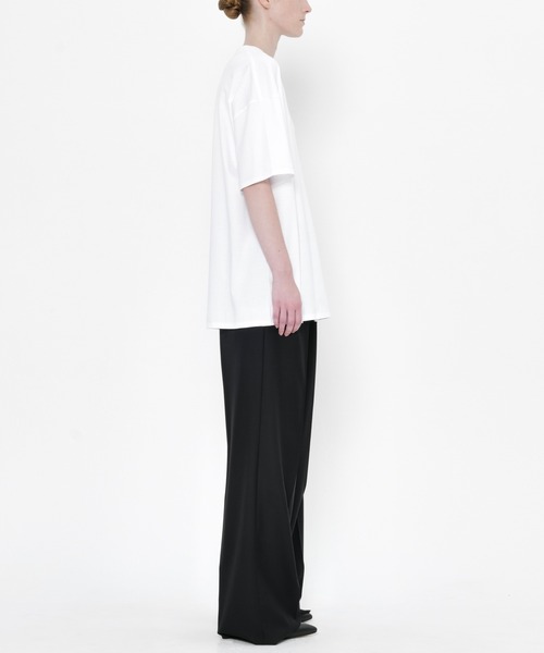 DRESSEDUNDRESSED(ドレスドアンドレスド)の「Error Logo Embroidered Oversized T-Shirt #2(Tシャツ/カットソー・メンズ・ホワイト/ブラック・3/2/1)」の8枚目の写真