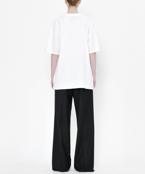 DRESSEDUNDRESSED(ドレスドアンドレスド)の「Error Logo Embroidered Oversized T-Shirt #2(Tシャツ/カットソー・メンズ・ホワイト/ブラック・3/2/1)」の9枚目の写真