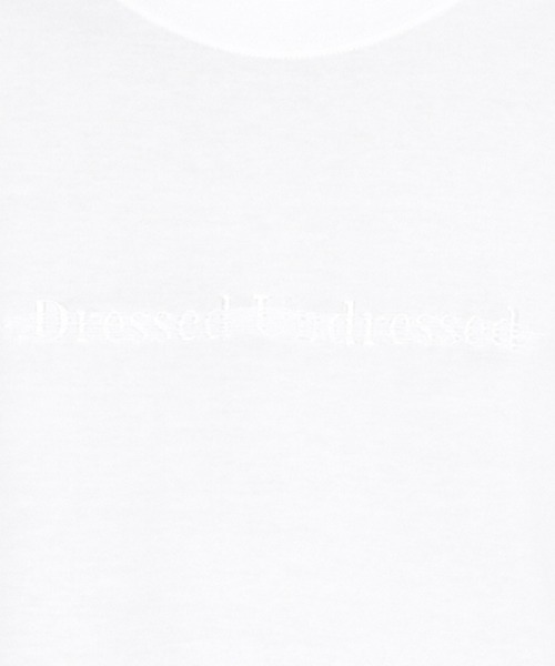 DRESSEDUNDRESSED(ドレスドアンドレスド)の「Error Logo Embroidered Oversized T-Shirt #2(Tシャツ/カットソー・メンズ・ホワイト/ブラック・3/2/1)」の10枚目の写真