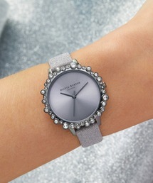 「OLIVIA BURTON/オリビアバートン」 アンダーザシー バブルケース レザーベルト 30mm 腕時計