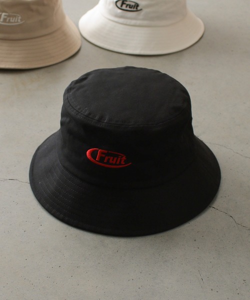 FRUIT OF THE LOOM(フルーツオブザルーム)の「EMBROIDERY BUCKET HAT type A(ハット・メンズ・ブラック/オフホワイト/ベージュ・FREE)」の14枚目の写真