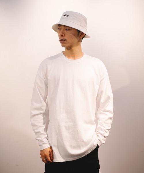 FRUIT OF THE LOOM(フルーツオブザルーム)の「EMBROIDERY BUCKET HAT type A(ハット・メンズ・ブラック/オフホワイト/ベージュ・FREE)」の12枚目の写真