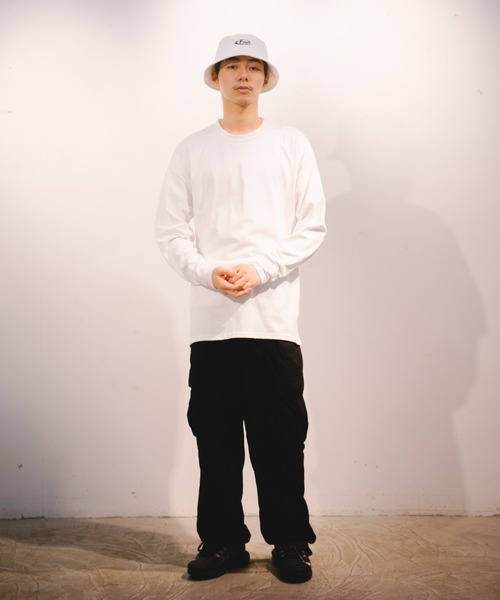 FRUIT OF THE LOOM(フルーツオブザルーム)の「EMBROIDERY BUCKET HAT type A(ハット・メンズ・ブラック/オフホワイト/ベージュ・FREE)」の19枚目の写真