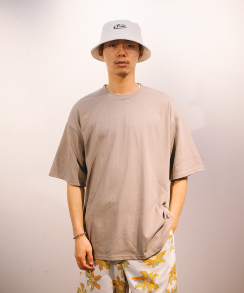FRUIT OF THE LOOM(フルーツオブザルーム)の「EMBROIDERY BUCKET HAT type A(ハット・メンズ・ブラック/オフホワイト/ベージュ・FREE)」の17枚目の写真