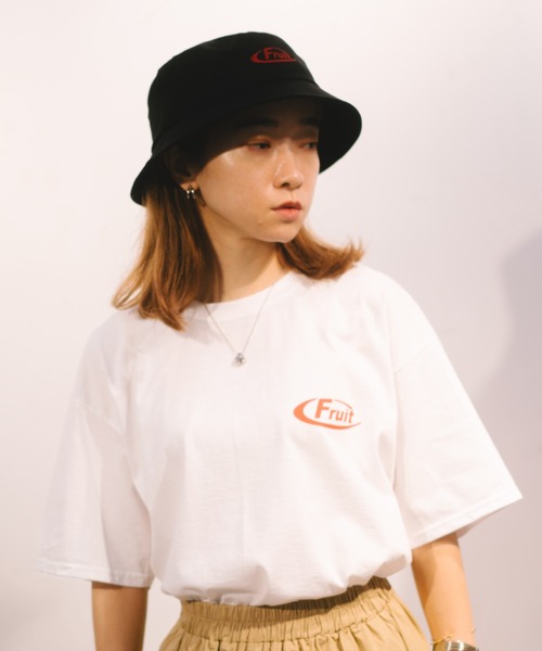 FRUIT OF THE LOOM(フルーツオブザルーム)の「EMBROIDERY BUCKET HAT type A(ハット・メンズ・ブラック/オフホワイト/ベージュ・FREE)」の21枚目の写真