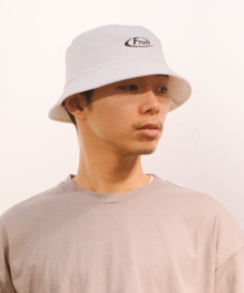 FRUIT OF THE LOOM(フルーツオブザルーム)の「EMBROIDERY BUCKET HAT type A(ハット・メンズ・ブラック/オフホワイト/ベージュ・FREE)」の10枚目の写真