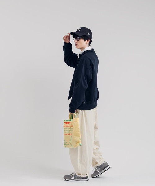 MUHET(ミュエータ)の「ドライバーズスウェット(スウェット・レディース・杢グレー/ダークブラウン/ネイビー・X-LARGE/MEDIUM)」の12枚目の写真
