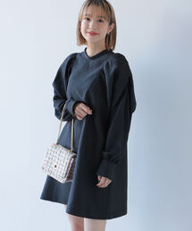 Ray BEAMS | Ray BEAMS / ボリューム スリーブ ミニ ワンピース(ワンピース)