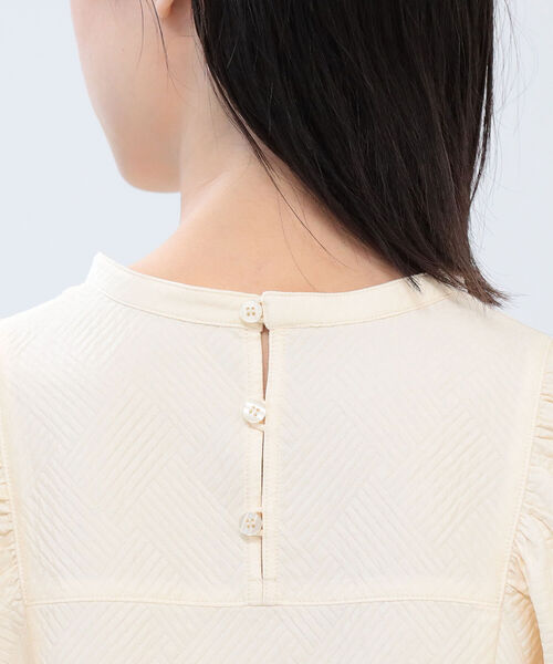 Ray BEAMS（レイビームス）の「Ray BEAMS / ボリューム スリーブ ミニ ワンピース（ワンピース・レディース・ホワイト系その他6/ブラック・ONE SIZE）」の12枚目の写真