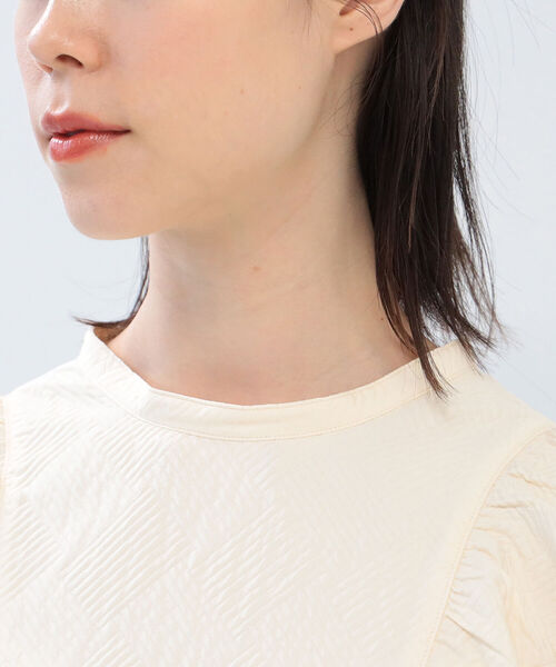 Ray BEAMS（レイビームス）の「Ray BEAMS / ボリューム スリーブ ミニ ワンピース（ワンピース・レディース・ホワイト系その他6/ブラック・ONE SIZE）」の13枚目の写真